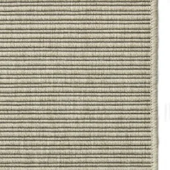 Hill n Dale Stone rug shown flat, its ribbed weave and bound edge