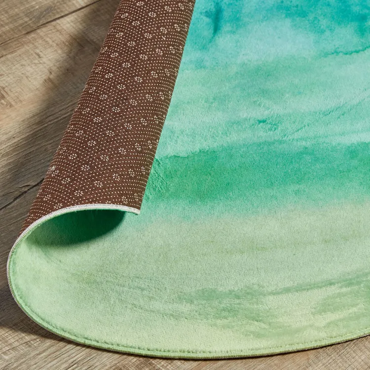 Picture of Ombre Blue Printed Rug