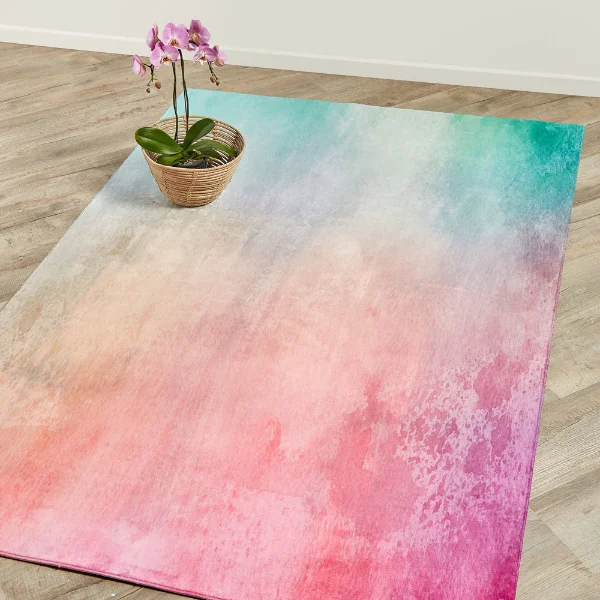 Picture of Ombre Pink Printed Rug