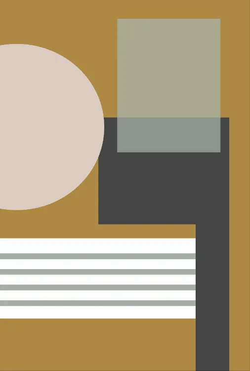Picture of Bauhaus Blush Printed Rug