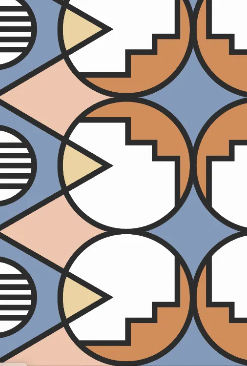 Picture of Ndebele Earth Printed Rug