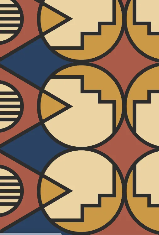 Picture of Ndebele Fire Printed Rug