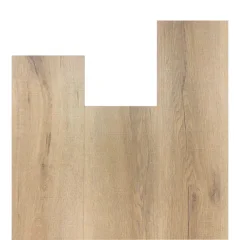 Musket vinyl planks arranged in a stepped layout on white, showing the board shape and joints