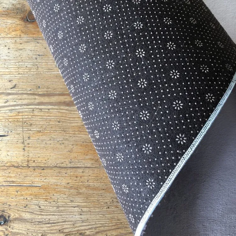 Picture of Multi Coloured Chevron Round Printed Rug