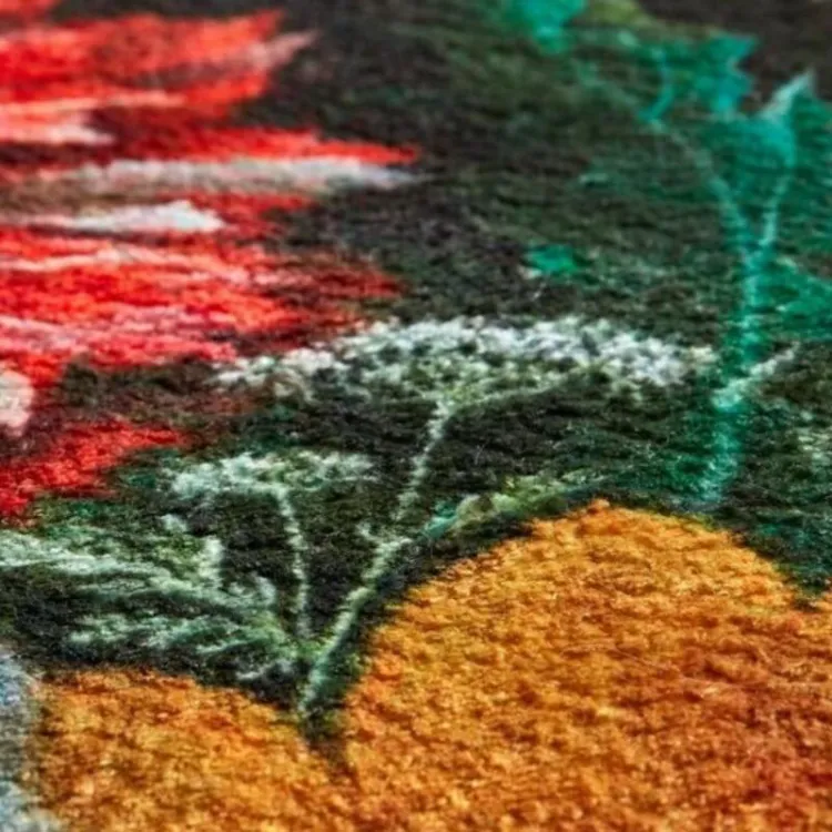 Picture of Old Masters Botanical Round Printed Rug