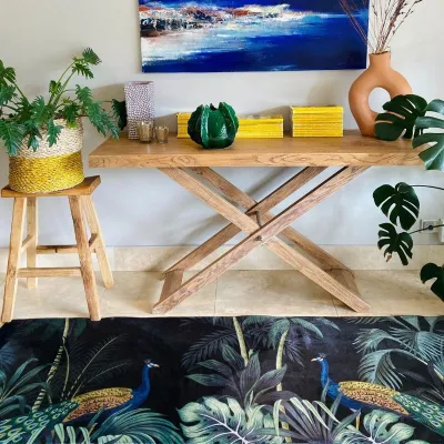Picture of Dark Peacock Printed Runner