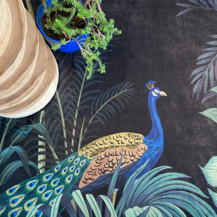Picture of Dark Peacock Printed Runner