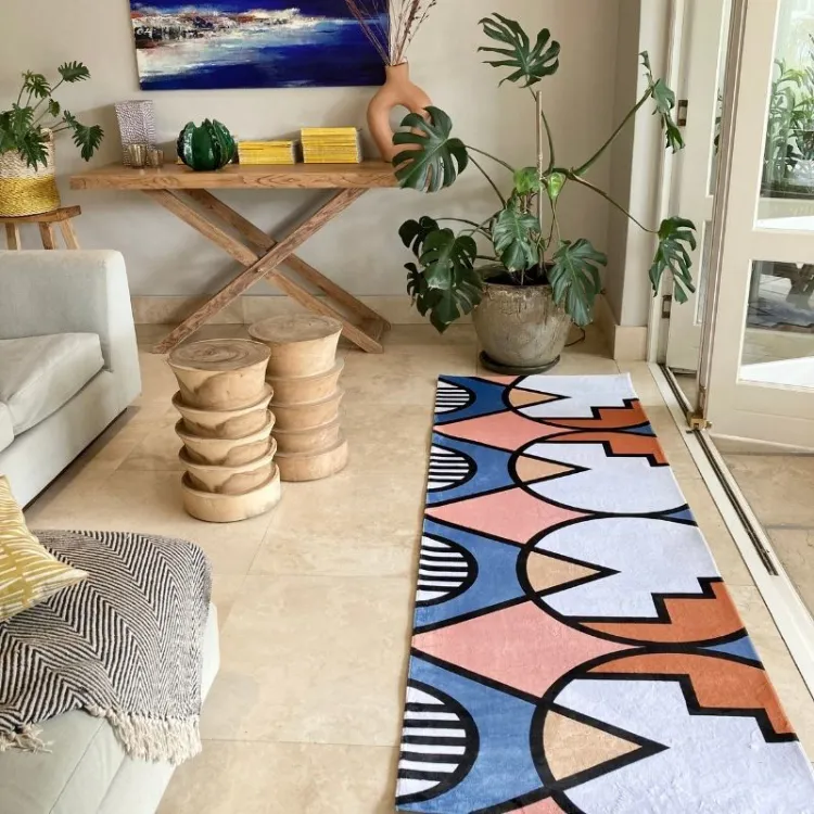 Picture of Ndebele Earth Printed Runner