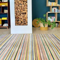 Picture of Candy Stripe Bliss Printed Rug