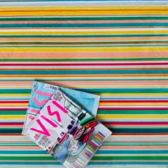 Picture of Candy Stripe Party Printed Rug