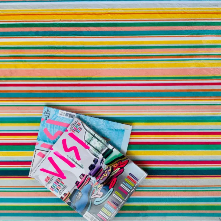 Picture of Candy Stripe Party Printed Rug
