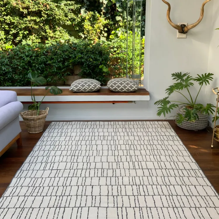 Picture of STACKS GREY OUTDOOR RUG