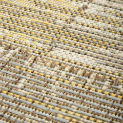 Picture of VINTAGE PATCHWORK YELLOW OUTDOOR RUG