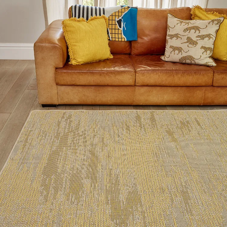 Picture of CONCRETE YELLOW OUTDOOR RUG