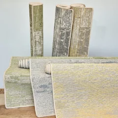 Picture of VINTAGE PATCHWORK YELLOW OUTDOOR RUG