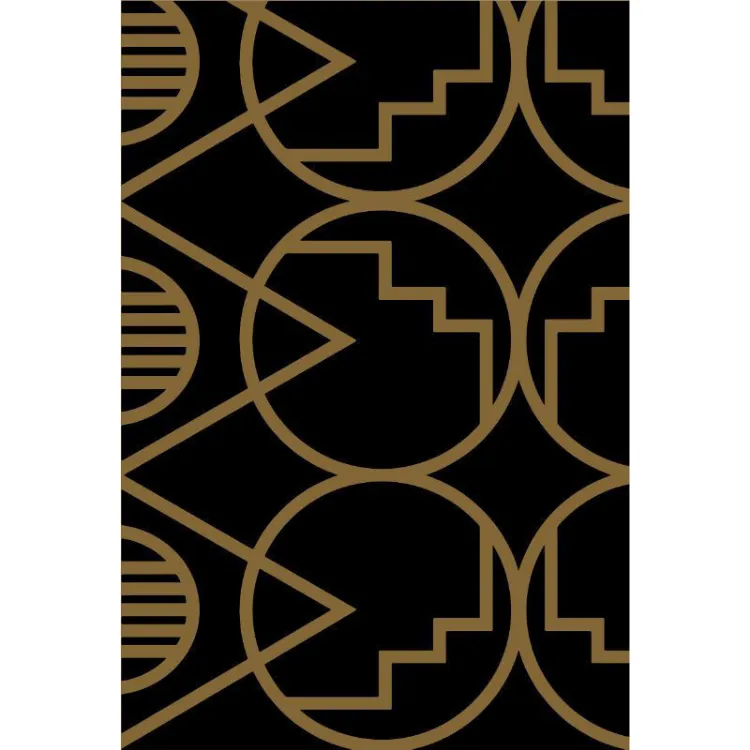 Picture of Ndebele Copper Printed Rug