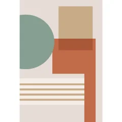 Picture of Bauhaus Bold Printed Rug