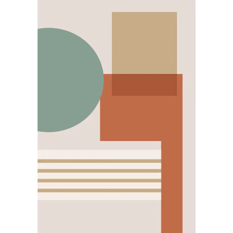 Picture of Bauhaus Bold Printed Rug