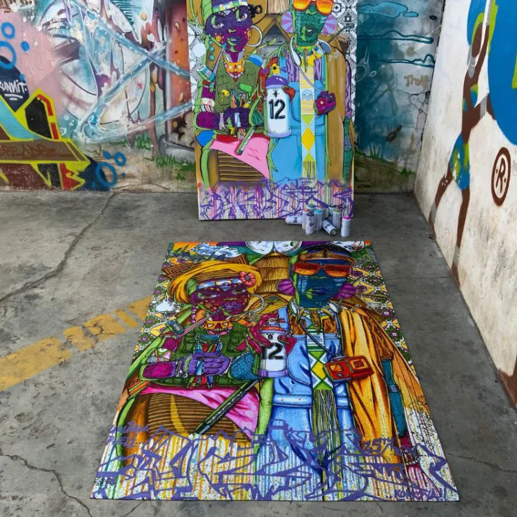 Picture of DREDA | Ukungapheli Komoya Printed Rug