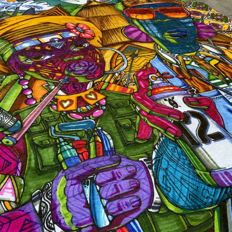 Picture of DREDA | Ukungapheli Komoya Printed Rug