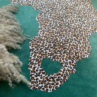 Picture of Africa Animal Print Jade Round Printed Rug