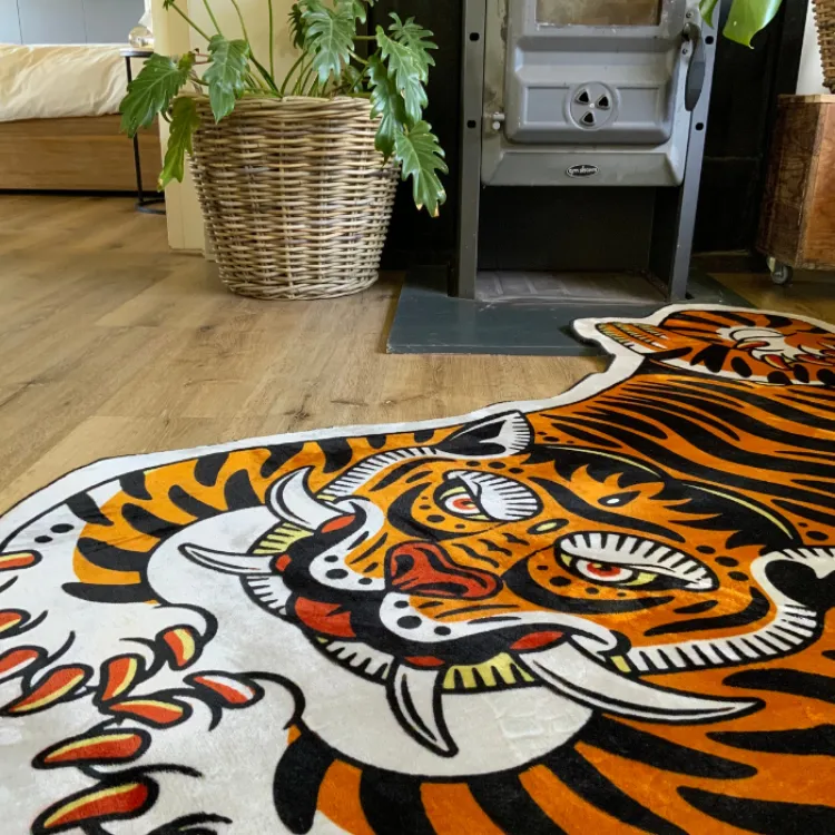 Picture of Tiger Rrrug Printed Rug