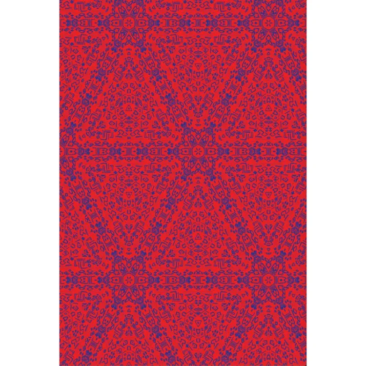 Picture of IMPRINT_ZA  | RED (PRINTED RUG)