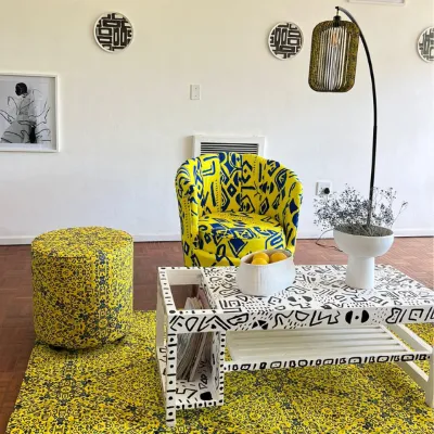 Picture of IMPRINT_ZA | YELLOW LAMPSHADE