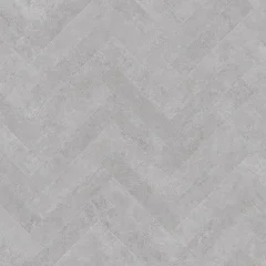 Piazza vinyl shown flat, a pale grey stone chevron at full scale