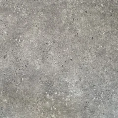 Stonehaven vinyl shown flat, a mottled grey concrete finish