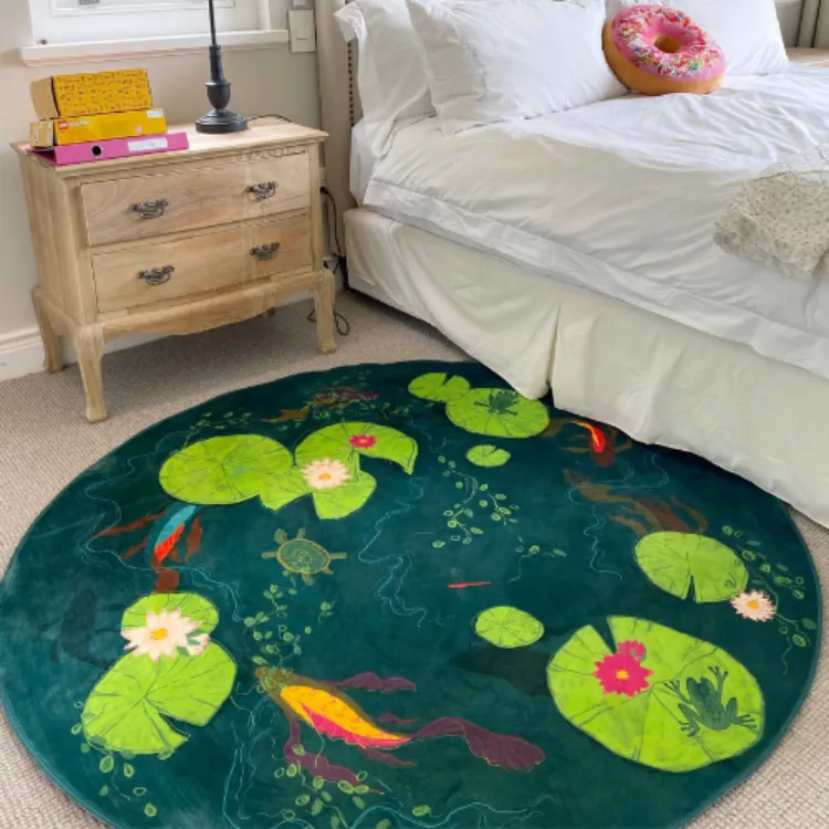 Picture of Pond Life | Jané  CTCA Round Printed Rug