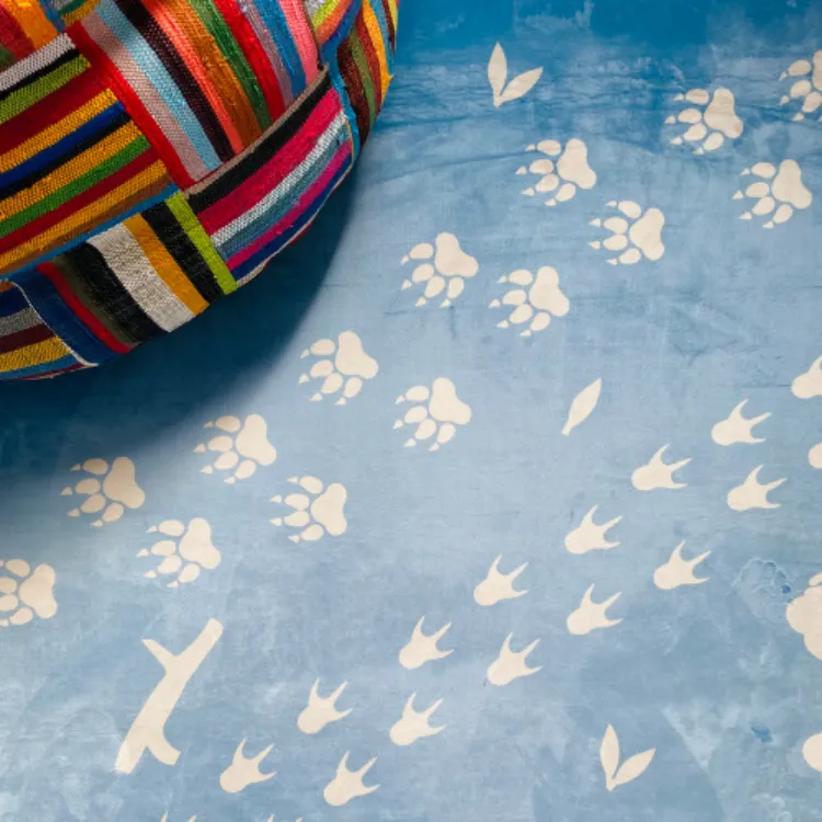 Picture of Footprints Sky | Zimema CTCA Printed Rug