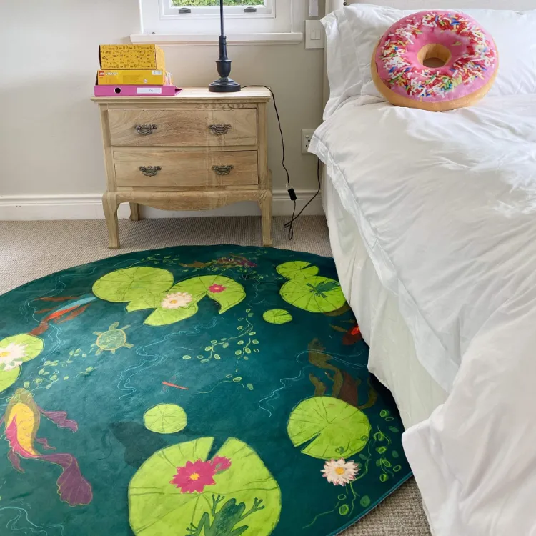 Picture of Pond Life | Jané  CTCA Round Printed Rug