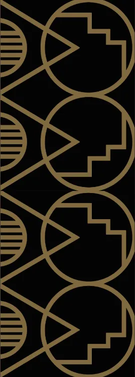 Picture of Ndebele Copper Printed Runner