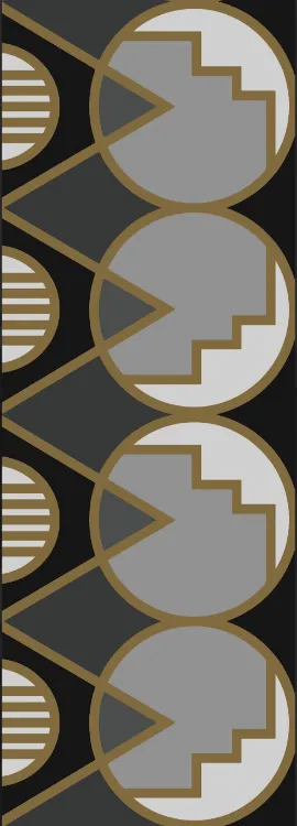 Picture of Ndebele Thunder Printed Runner