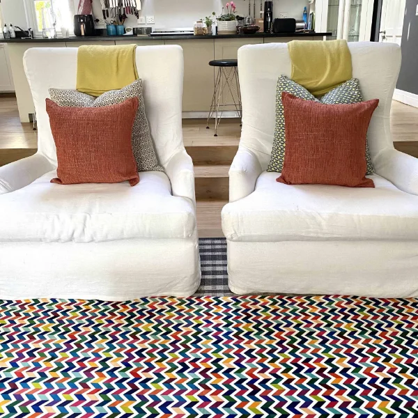 Picture of Colourful Zig Zag Printed Runner