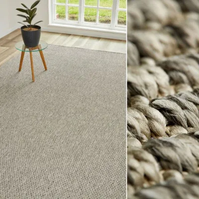 Picture of Chunky Boucle Nguni Factory Shop Outdoor Rug