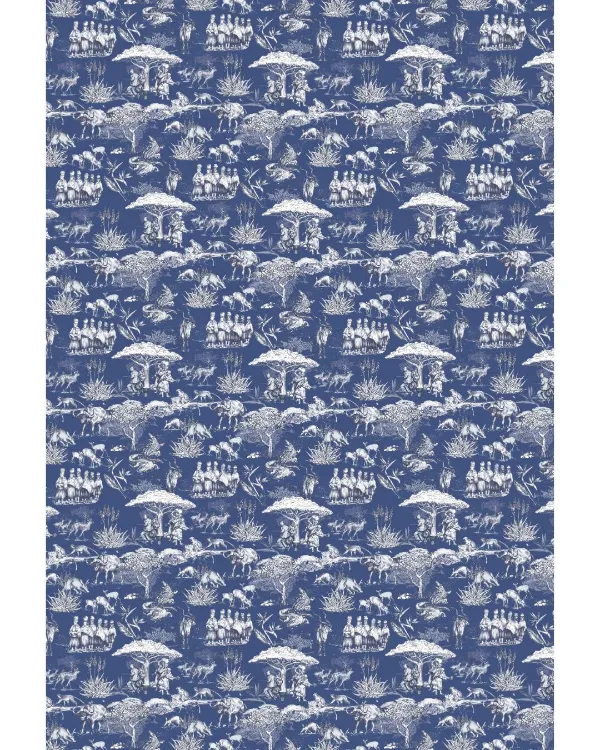 Picture of Rakgadi Rug (Navy & Cream)