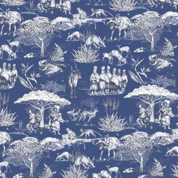 Picture of Rakgadi Rug (Navy & Cream)