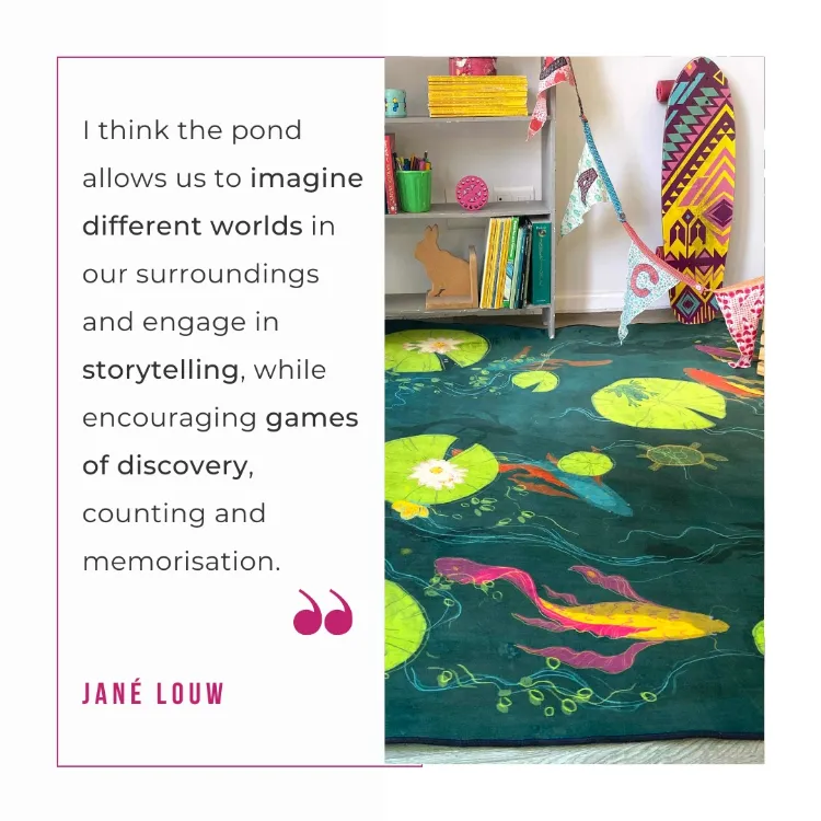 Picture of Pond Life | Jané CTCA Printed Rug