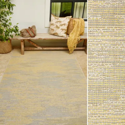 Picture of 0.80 x 2.00 Concrete Yellow Short Outdoor Runner