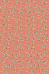 Picture of NASTURTIUM CORAL (TABLECLOTH)