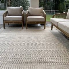 Picture of KNOTTED ECRU OUTDOOR RUG