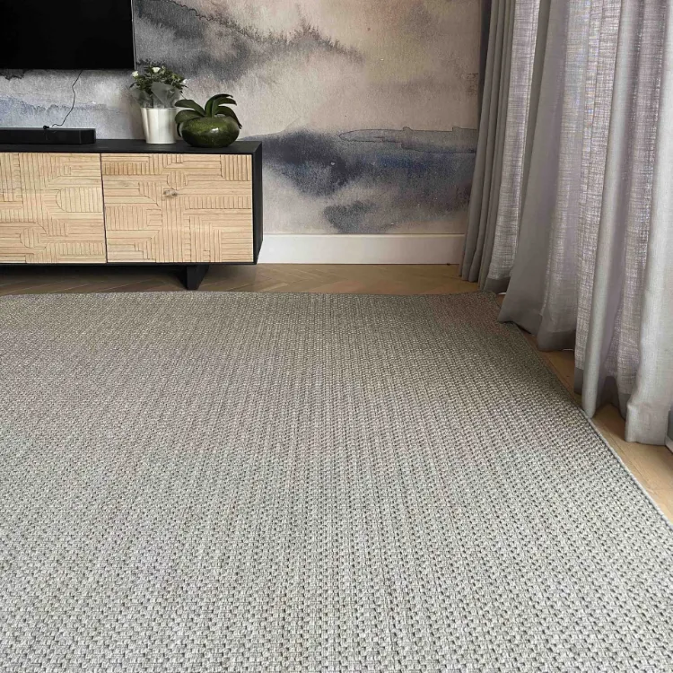 Picture of Knotted Pewter Factory Shop Outdoor Rug