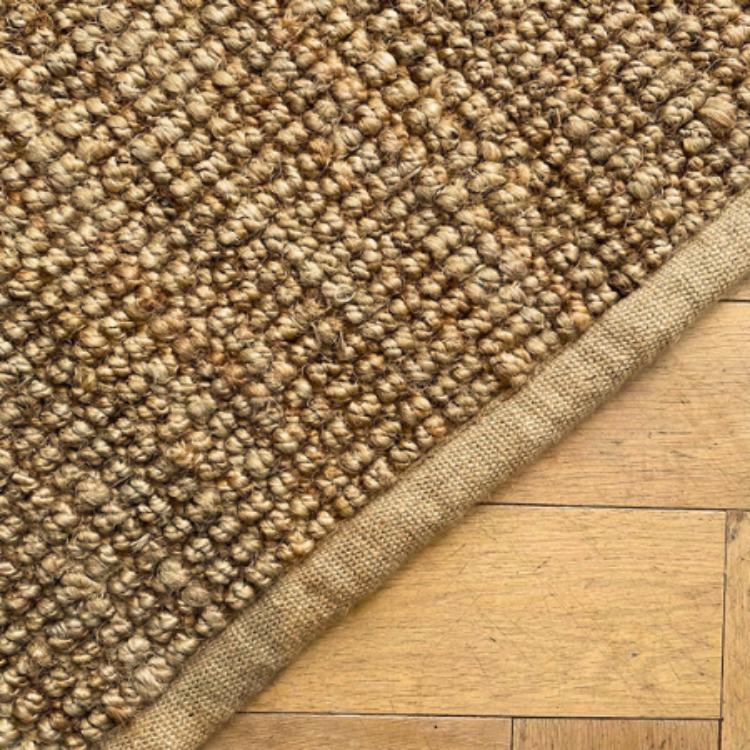 Picture of JUTE RIBBED GOLD RUG