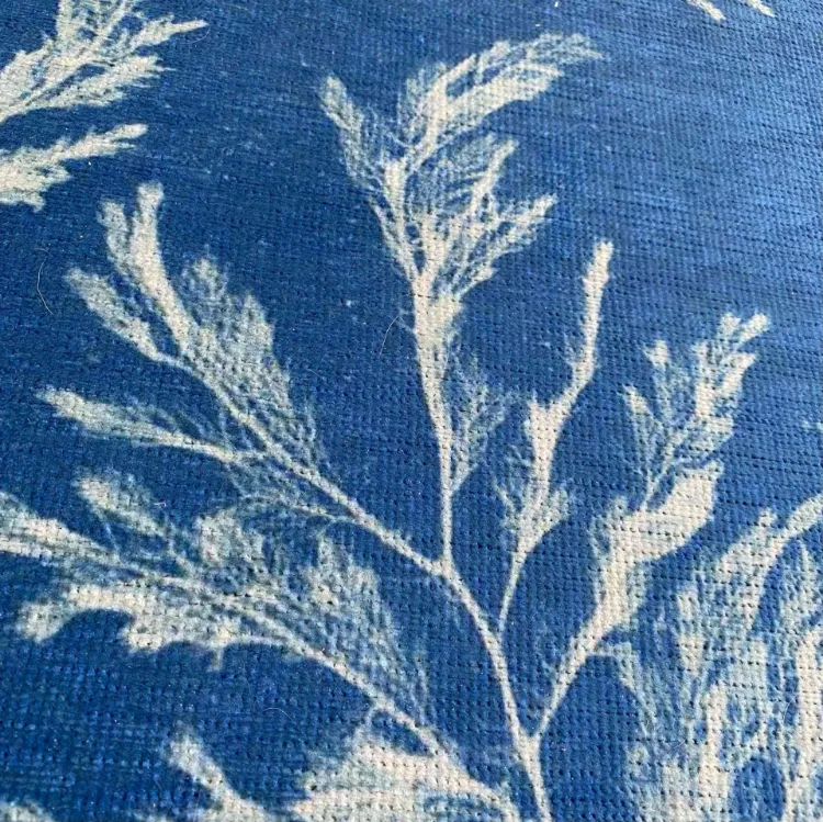 Picture of Cyanotype Portrait Printed Rug
