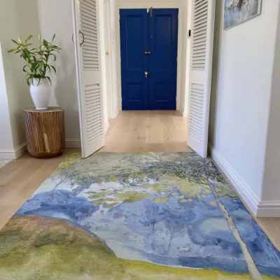 Picture of Forest Watercolour Printed Rug