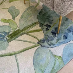 Picture of Sunflower Watercolour Printed Rug