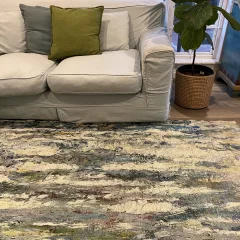 Picture of Seascape Oil Printed Rug