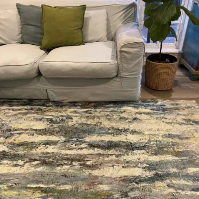 Picture of Seascape Oil Printed Rug
